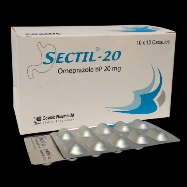 Capsule Sectil 20mg (100pcs) (Omeprazole Cosmic)